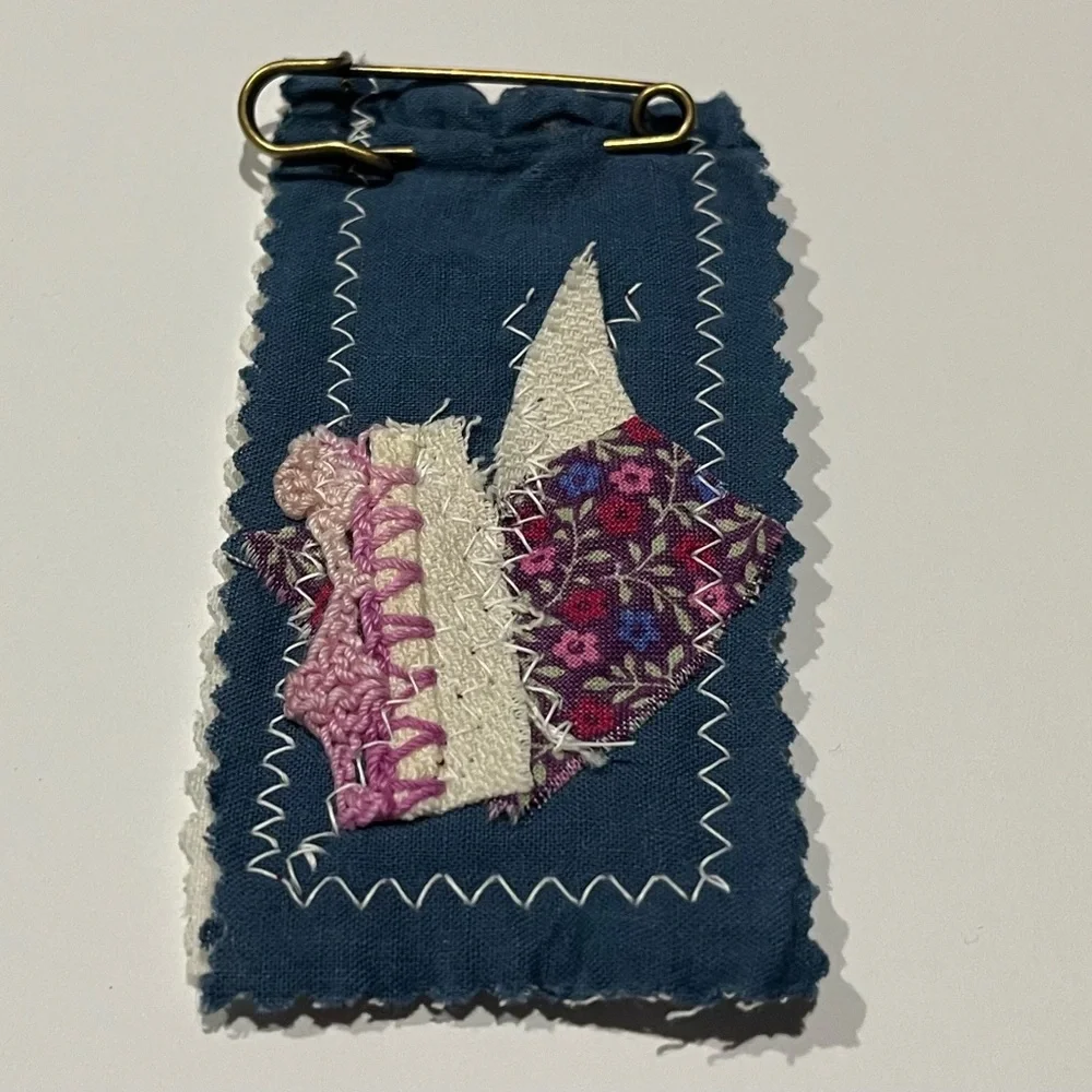 Handmade with Love navy quilted